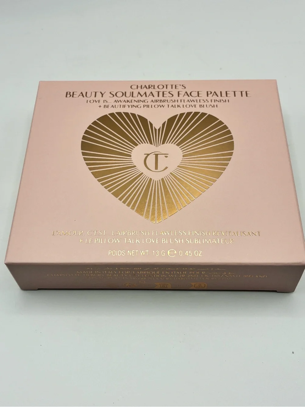 Charlotte Tilbury soulmate, palette, PILLOWTALK flawless pink